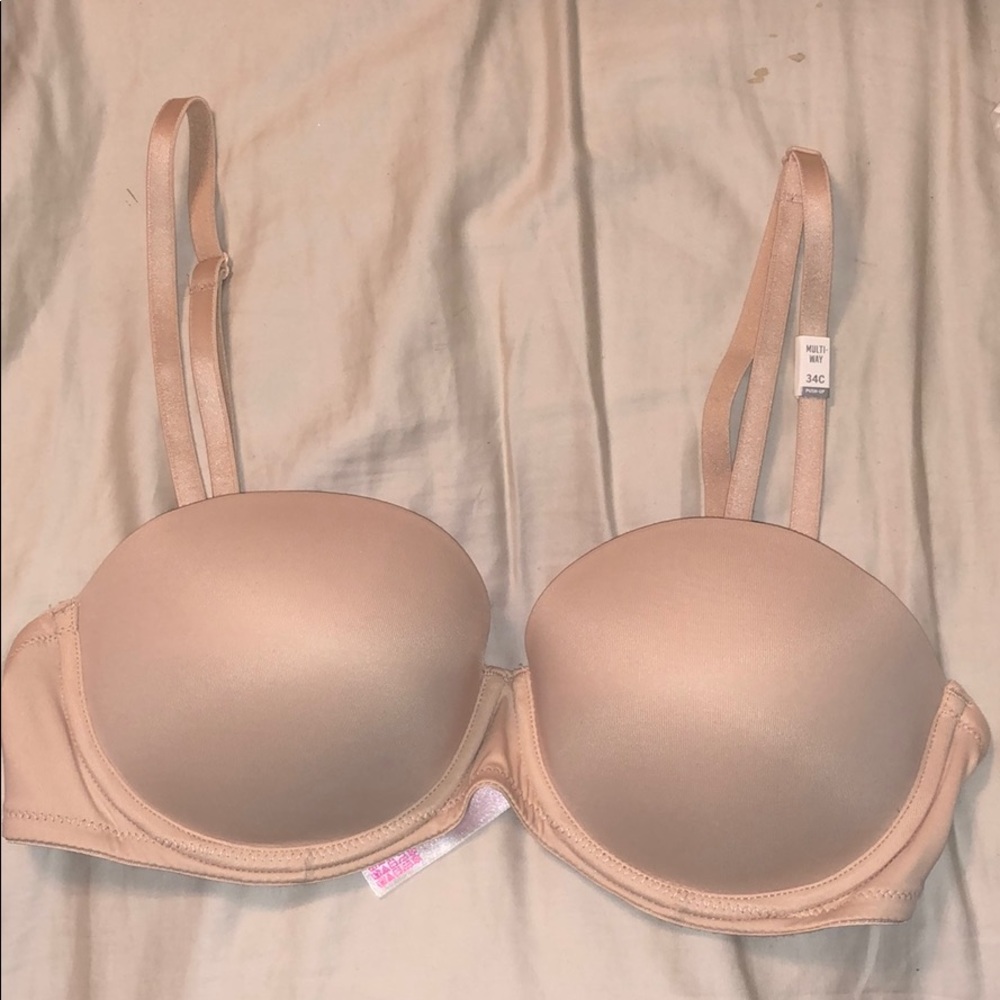 Strapless 34C Pink Victoria Secret Bra